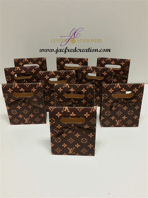 louis vuitton party favor bags